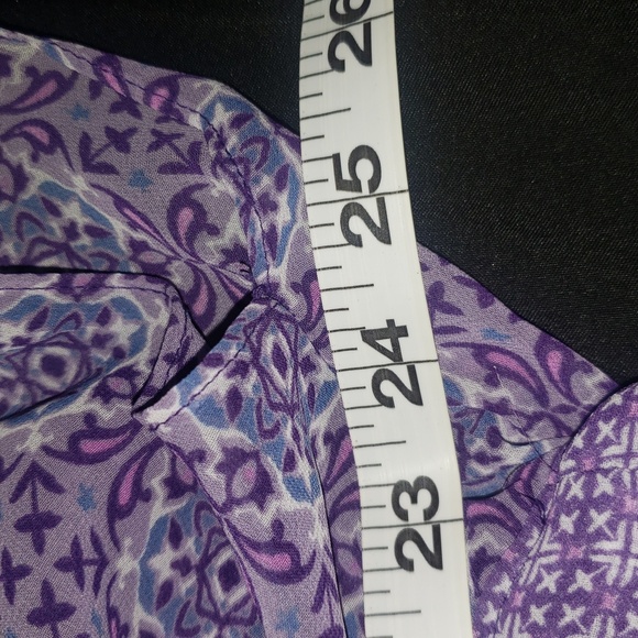 Lane Bryant (EUC) Boho Purple Medallion Printed Maxi Dress - Picture 9 of 10